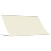 vidaXL Retractable Awning Cream 118.1"x59.1" Fabric and Steel - 2 of 4