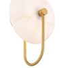 Possini Euro Design Possini Euro Tarquin 11 1/4" High Brass and Alabaster LED Wall Sconce - 3 of 4