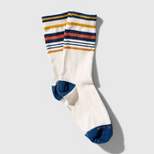 United By Blue Organic Striped Crew Socks