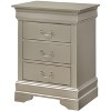 NicBex 3 Drawers Nightstand Modern Bedside Table with Storage End Table for Living Room, Bedroom, Study - 2 of 4