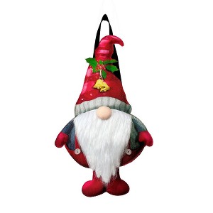 Briarwood Lane Winter Christmas Burlap Door Hanger 18x12 Winter Holiday Gnome For Christmas Door Hanger - 1 of 2