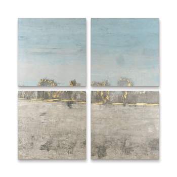 Trademark Fine Art Tim OToole  Pale Blue Sky I 4 Piece Panel Set Art