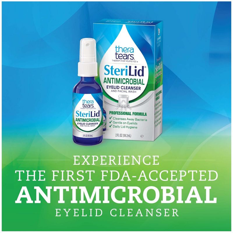 TheraTears Sterilid Antimicrobial Eyelid Cleanser and Facial Wash - 2 fl oz, 4 of 9