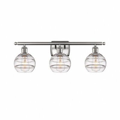 Rochester - 3 Light Bath Vanity In Industrial Style-8.88 Inches Tall and 25.88 Inches Wide