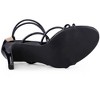 Allegra K Women's Open Toe Strappy Buckle Straps Stiletto Heel Sandals - 4 of 4