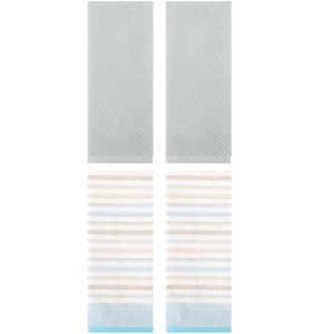 REGALWOVEN 4 Pcs Cotton Soft Comfortable Absorbent Striped Hand Towel - 1 of 4
