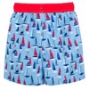 Shark Anchor Watermelon USA American Flag Surfboard Boats Swim Trunks Infant to Toddler - 4 of 4