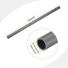 Unique Bargains High Impact Water Plumb Cable Sleeve PVC Rigid Round Pipes 20" Length - 2 of 4