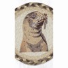 Earth Rugs Durable Sea Lion Round Coaster – Large 7" Rustic Wildlife Table Protector - 3 of 3
