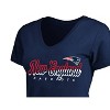 NFL New England Patriots Short Sleeve V-Neck Plus Size T-Shirt - 3 of 3