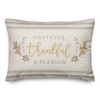 Creative Products Grateful Thankful Blessed Stripes 20 x 14 Indoor / Outdoor Pillow - 2 of 3