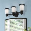 Livex Lighting Middlebush 3 - Light Vanity in  Black - 2 of 4