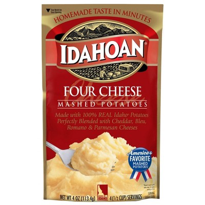 Idahoan Gluten Free Four Cheese Mashed Potatoes - 4oz