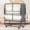 Aheaplus Folding Bed with Memory Foam Mattress, Portable Rollway Guest Bed - 3 of 4