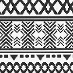 gray, cream white boho