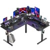 Bestier 63 Inch L-Shaped Electric Standing Desk with Monitor Stand - 4 of 4