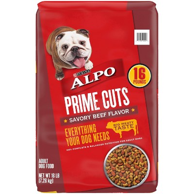 Purina Alpo Prime Cuts Savory Beef Flavor Adult Complete & Balanced Dry Dog Food