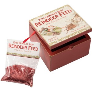 Primitives by Kathy Reindeer Feed Hinged Box - 1 of 4