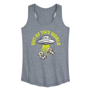 Women's - Disney - Ufo Out Of This World Graphic Racerback Tank - 1 of 4