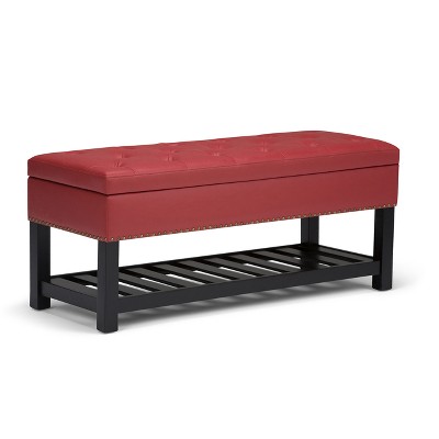 target leather bench