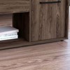 CAVINAS Coffee Tables for Living Room Rectangle 17.32" H Modern Coffee Table with Single Drawer and 4 Sturdy Legs, 1 Large Open Shelf - 2 of 3