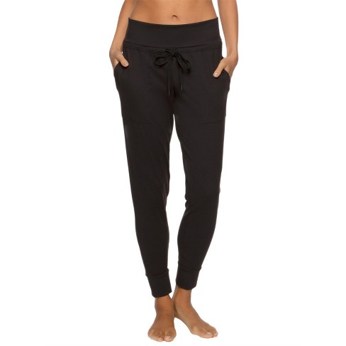 Felina | Organic Cotton Stretch Fold-Waist Joggers (Slate, Small)