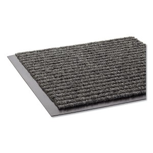 Crown Needle Rib Wipe and Scrape Mat, Polypropylene, 48 x 72, Gray - 1 of 4