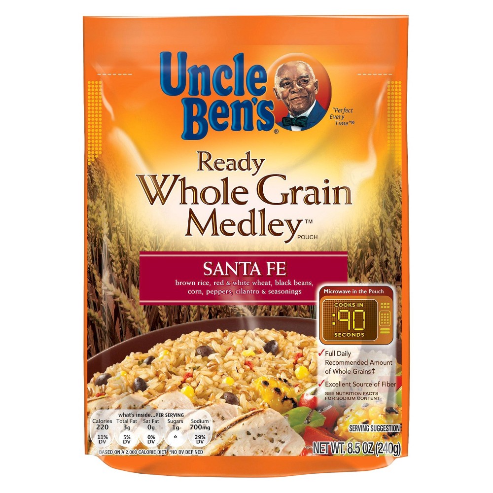 UPC 054800233250 product image for Uncle Ben'sWhole Grain Medley Santa Fe Rice - 8.5oz | upcitemdb.com