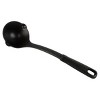 Racxily (6 pack) Kitchen Ladle, Black, Nylon, Soft Grip Handle, Dish Washer Safe - 4 of 4
