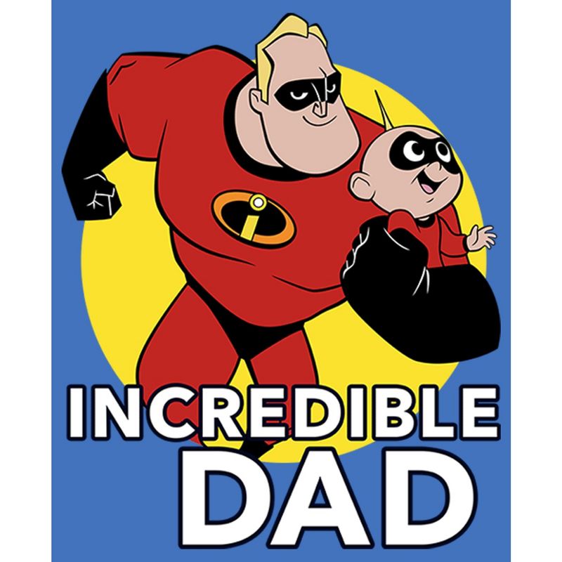 Men's The Incredibles 2 Jack-Jack and Mr. Incredible Best Dad Pull Over Hoodie, 2 of 5