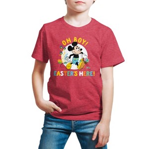 Boys' - Disney - Oh Boy Easters Here Short Sleeve Graphic T-Shirt - 1 of 4