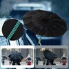 Unique Bargains Automatic Umbrella Collapsible Portable for Travel - 3 of 4