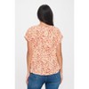 WEST K Women's Leah V Neck Short Dolman Sleeve Front Knob Blouse - 4 of 4