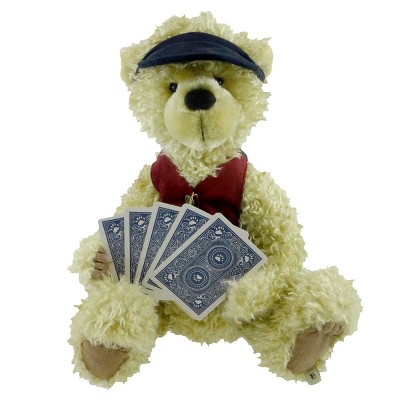 Boyds Bears 16.0 Inch Ace Berriman Americana Poker Cards Plush Figurines