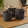 Plum & Post Denim Round Baskets Set of 3 - 2 of 4