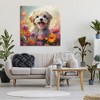 Stupell Industries Dog in Daisy Meadow Canvas Wall Art - 2 of 4