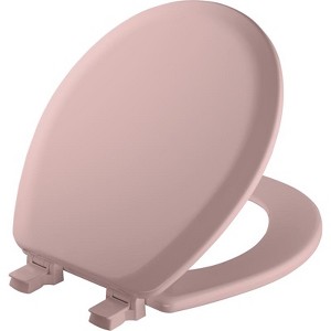 Mayfair by Bemis Cameron Round Pink Enameled Wood Toilet Seat - 1 of 1