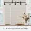 Hunter Fan Xidane with Clear Glass 5-Light Linear Kitchen Island Chandelier Ceiling Light Fixture Matte Black - 4 of 4
