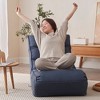 PAGED Modern Sofa Chair with Side Pocket, Comfy Rotatable Lounge Chair for Bedroom, Living Room, Adjustable Head and Waist - 2 of 4