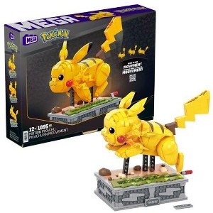 Mega Brands - MEGA Brands - Pokemon Motion Pikachu, 1092 Piece Building Toy Set - 1 of 4