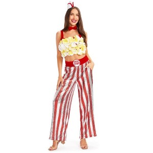 Tipsy Elves Women's Popcorn Halloween Costume - Funny 2-Piece Costumes for Women - 1 of 4