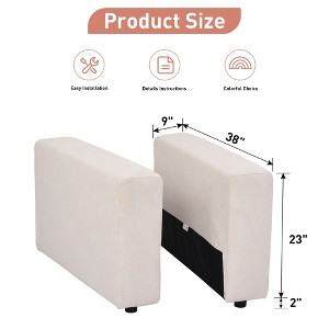 Ainfox Module Sofa Oversized Sectional Sofa Armrest Beige For Living Room - 1 of 4