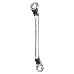 Unique Bargains Metric Steel Alloy 12 Point 75 Degree Offset Double Box End Wrench - 1 of 3