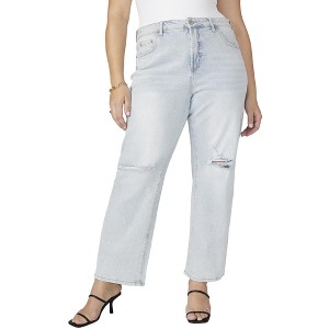 ELOQUII The Naomi Comfort Stretch Straight Leg Jean - 1 of 4