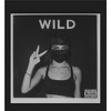 "Wild" Album Cover Masked Woman Adult Crew Neck Long Sleeve Tee - 2 of 2