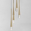 ET2 Lighting Pierce 5 - Light Pendant in  Gold - 4 of 4