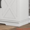 Living Room TV Stand for 65 Inch TV, Farmhouse Entertainment Center w/Sliding Barn Doors & Storage Cabinet, Modern Wood Media Console Table - 3 of 4