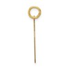 Black Bow Jewelry 14k Yellow Gold, Jersey Collection, Medium Number 80 Pendant - 2 of 4