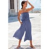 Women's Flowy Strapless Culotte Jumpsuit - LASCANA - 3 of 4