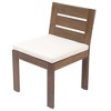 Sapphtopaz Patio Dining Set Wood Patio Table and Chairs Set with Cushions for Patio, Balcony, Garden, Vourtyard - 2 of 4